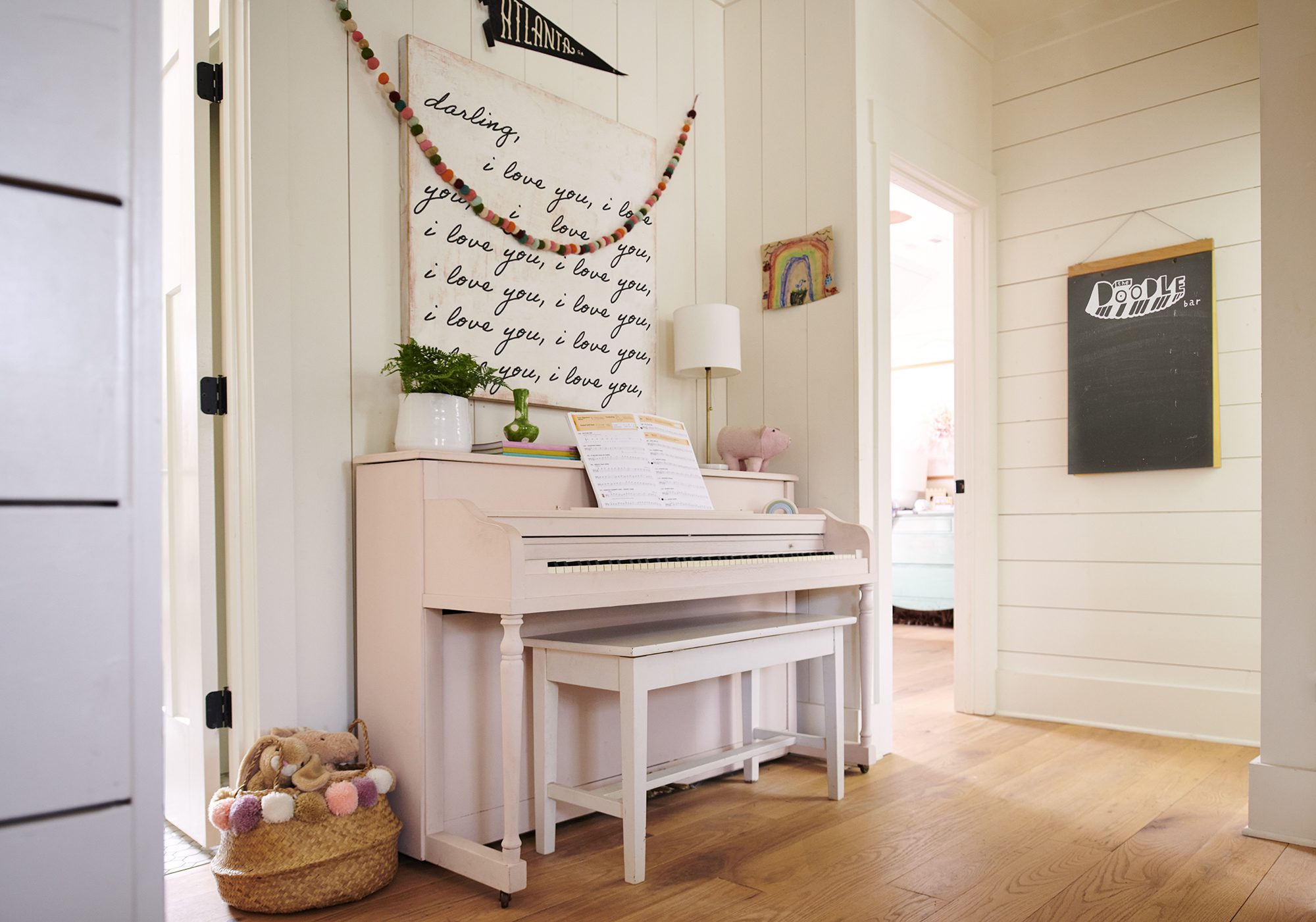 entry with piano